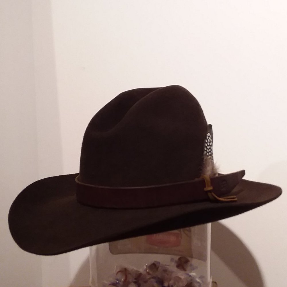 Vintage Custom Made 10X Beaver Brand Cowboy Hat
